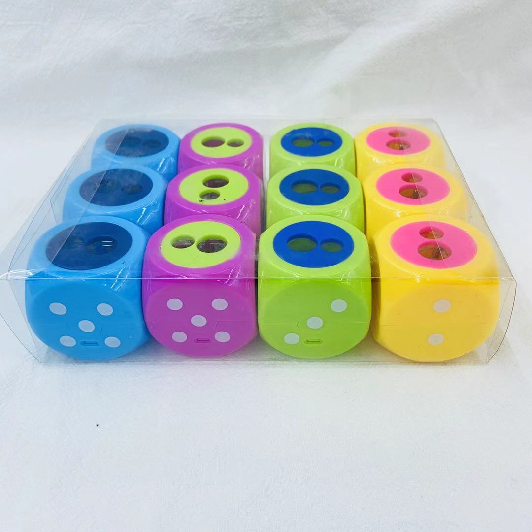 805双孔卷笔刀迷你削笔器儿童小学生用铅笔削笔刀便携式可爱金属小号随身简约削笔器小型素描彩铅转笔刀笔刨