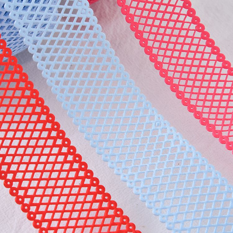 3.8cm grid hollowed-out ultrasonic embossed tape, factory direct sales and wholesale of gifts, handicrafts, hair accessories, decorative small bows, ribbons, small bows, ribbons Application Scenario