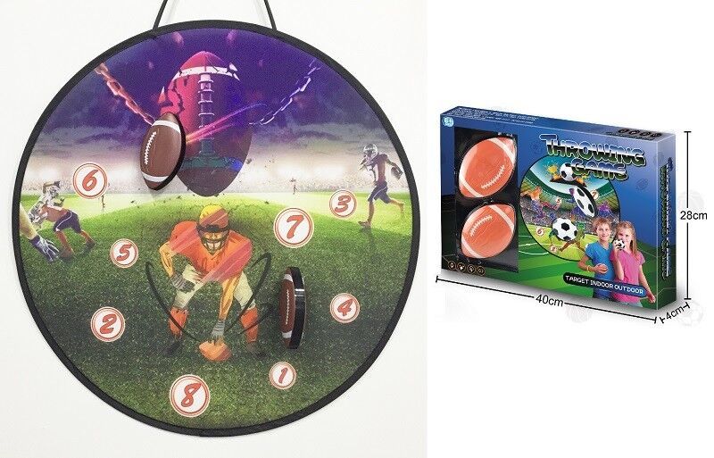 儿童体育标靶、橄榄球布镖靶(PE)彩盒222-4A图
