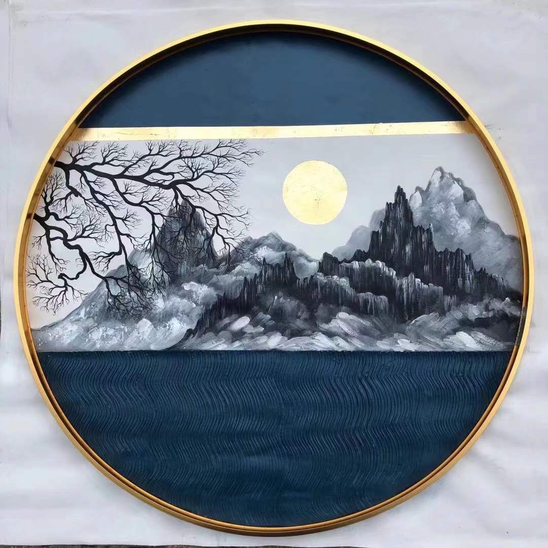 手绘油画                      