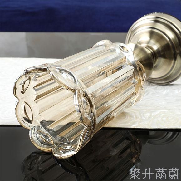 Neoclassical Postmodern Crystal Glass Vase Item Picture