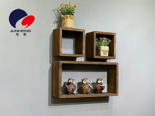 实木装饰架背景墙置物架墙上壁柜客厅墙面挂墙创意格子挂壁隔板    一长二正详情图2