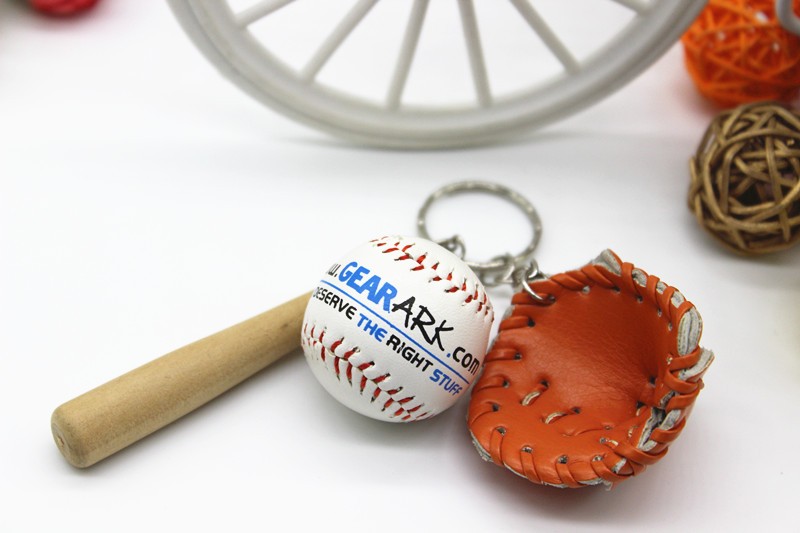 创意棒球钥匙扣包包挂件棒球三件套棒球钥匙链体育纪念品挂件厂详情图5