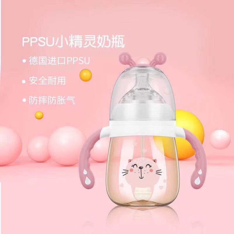 PPSU baby bottle fairy head details Picture
