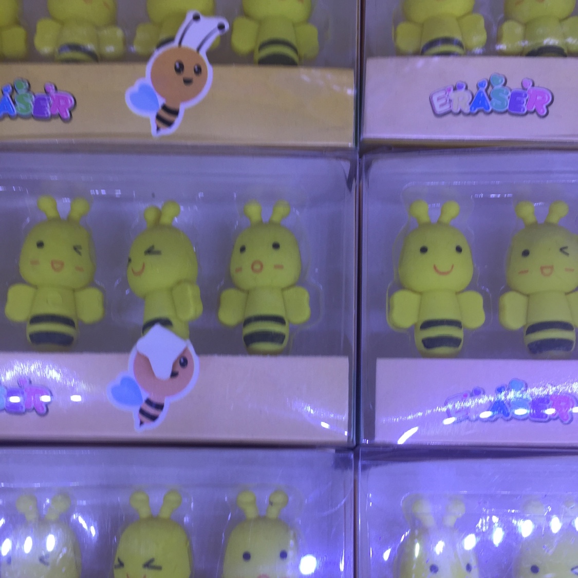 Bee eraser, bee eraser, bee eraser