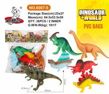 袋装软胶恐龙玩具模型