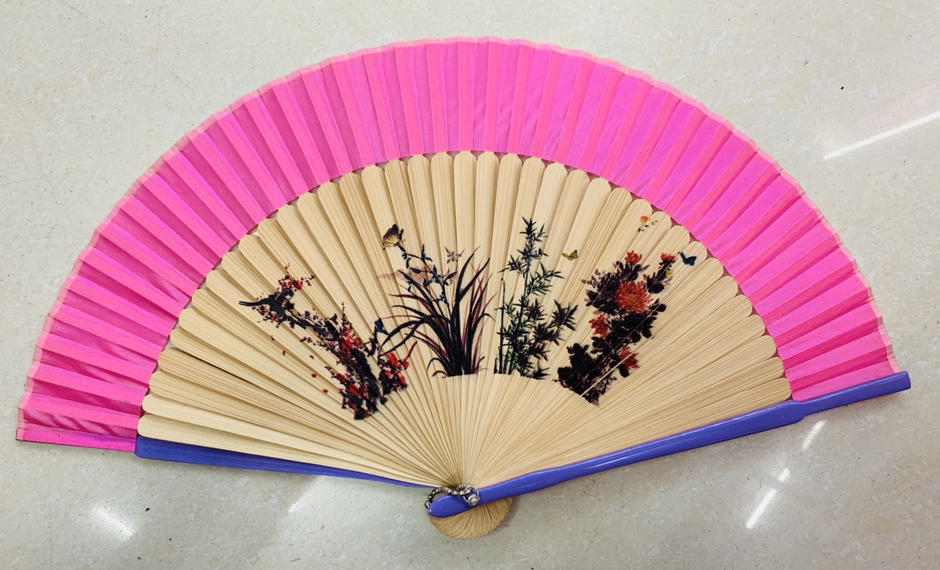 Oil Painting Fan Specification drawing