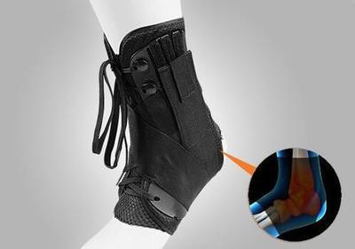 Ankle joint fixation with foot flap fixation sleeve, medical breathable ankle protection, ankle fracture fixation brace