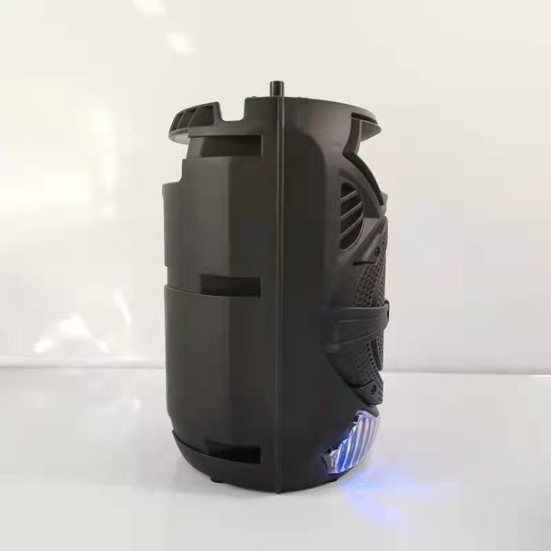 新款6.5寸广场舞音响手提音箱户外大功率电瓶音箱带灯K歌麦克风细节图