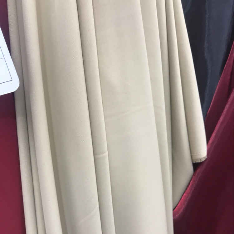 孔雀斜纹布淡黄