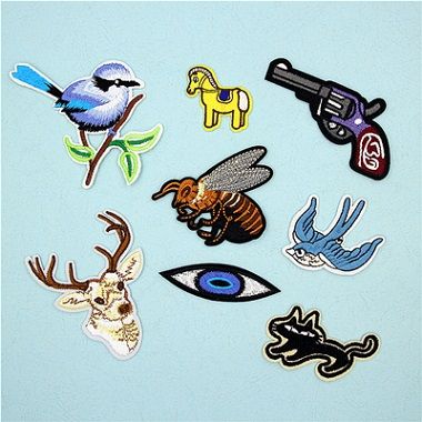 Chunrong embroidery products computer embroidery label small subsidy wholesale accessories cloth paste fashion small cloth 22