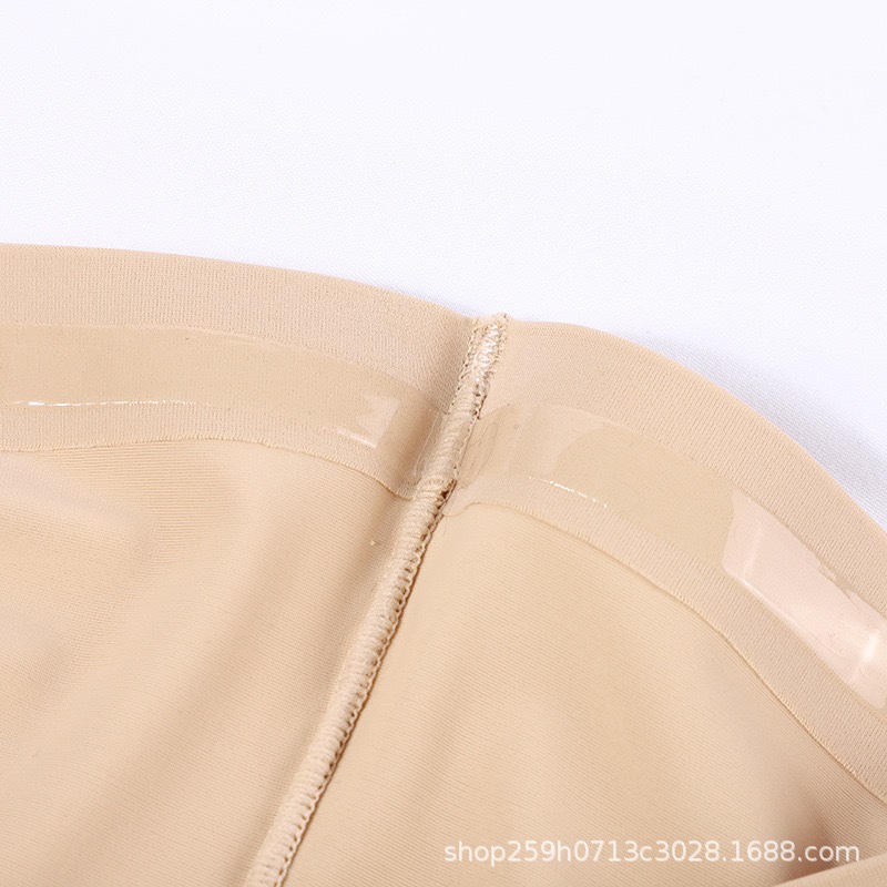 新品无痕冰丝女士高腰提臀收腹裤三角裤腰部滴胶纯棉裆部美体塑身内裤详情图8