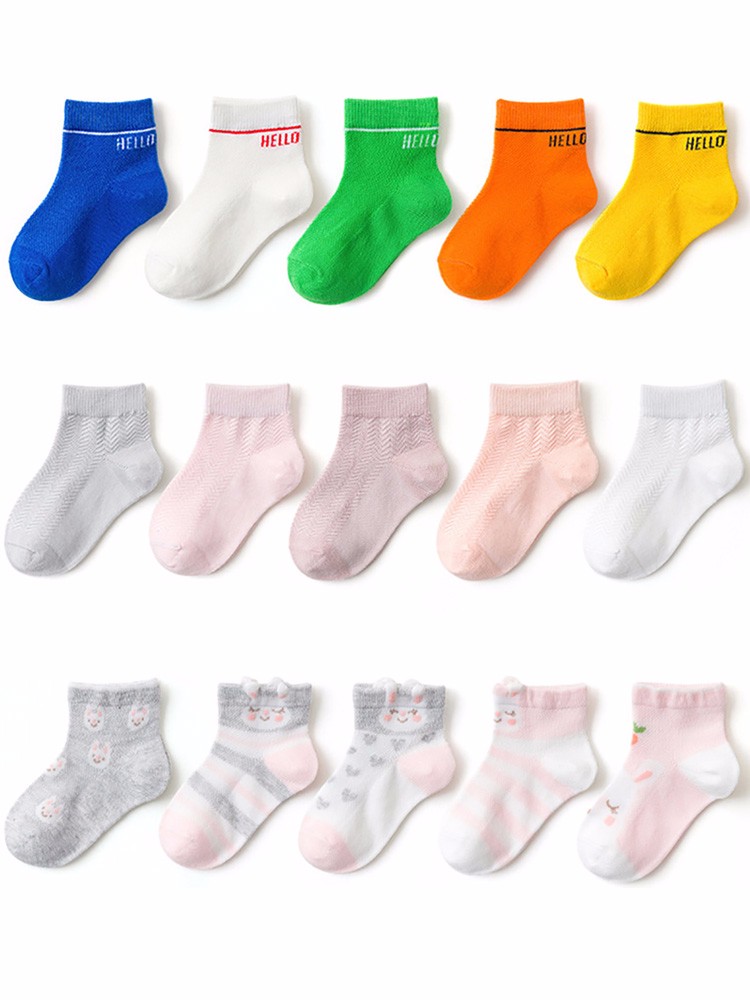 Children's Socks Boys And Girls Cotton Socks Wicking Sweat Odor-Proof Socks Etdw07 Application Scenario