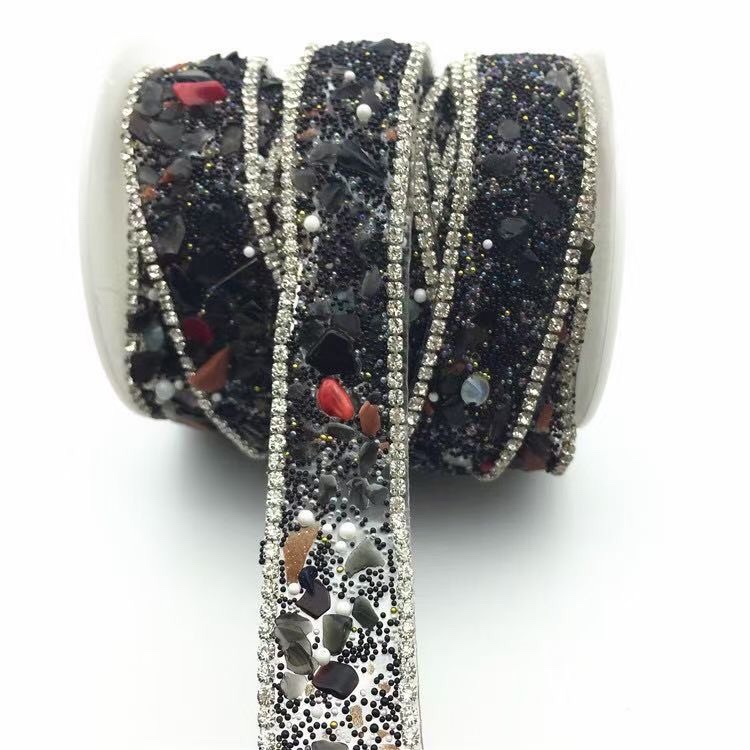 Boutique rhinestone and stone chain style thumbnail