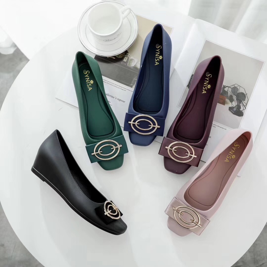 Vintage Grandma shoes fall 2022 new fashion shallow single shoes women's inner raised single shoes flat shoes thumbnail