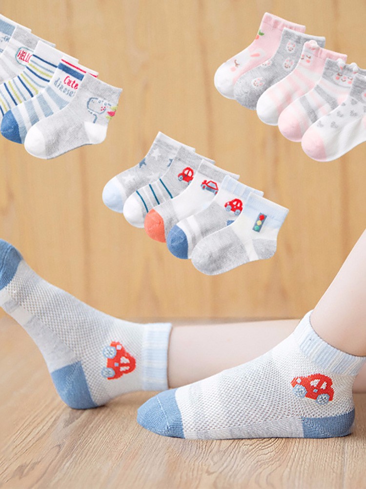 Children's Socks Boys And Girls Cotton Socks Wicking Sweat Odor-Proof Socks Etdw07 undefined