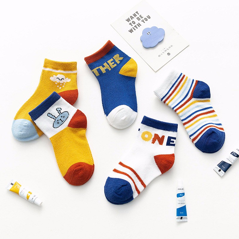 Children's Socks Boys And Girls Cotton Socks Wicking Sweat Odor Socks Etdw03 Item Picture