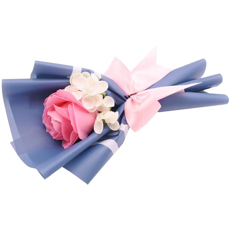 Hydrangea rose bouquet soap Gift Box Bouquet manufacturer direct selling Christmas Valentine's Day Teachers day gift Everlasting soap gift box set thumbnail