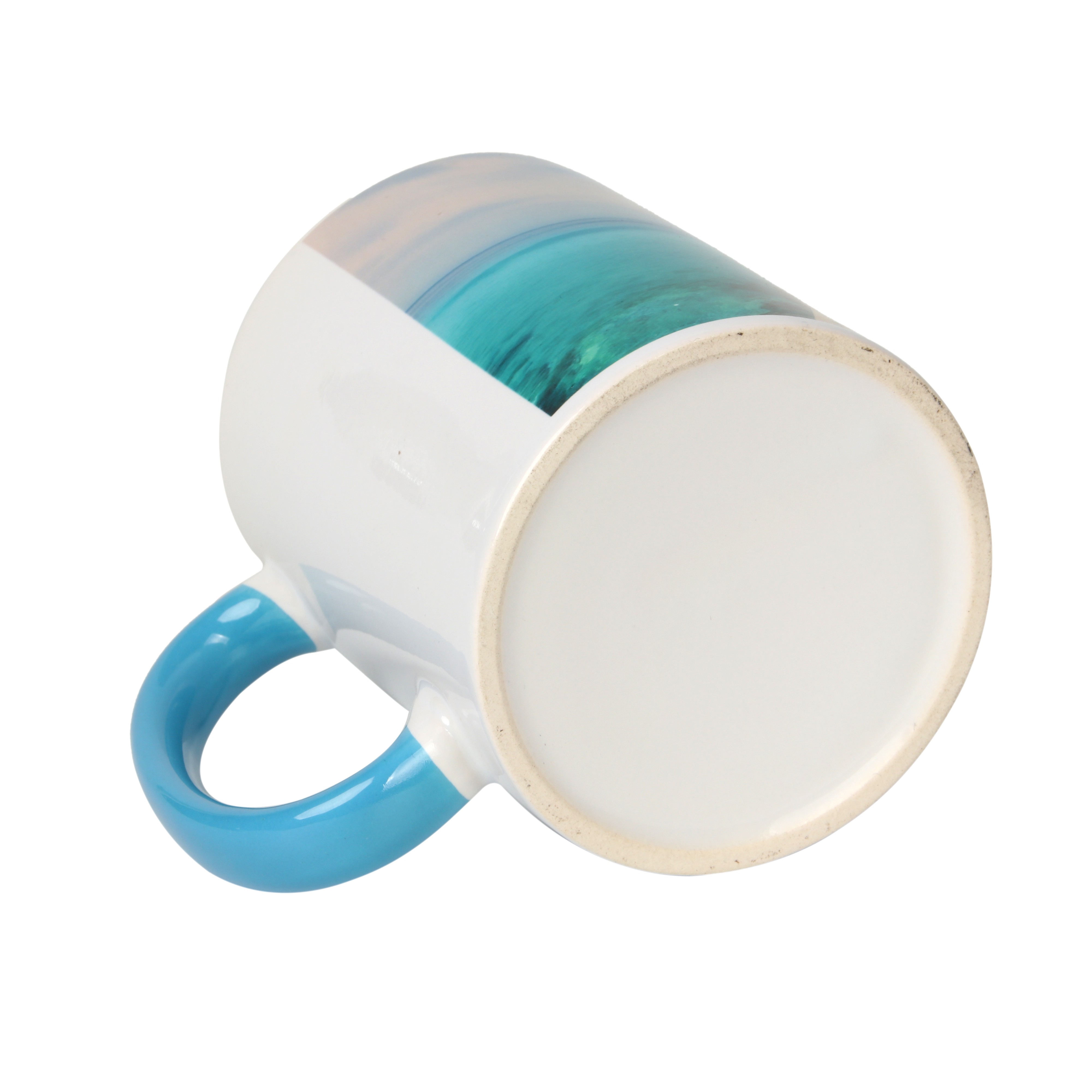 热转印陶瓷杯内彩色把杯个性礼品广告杯 来图定制详情图3