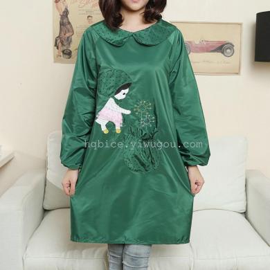 Manufacturers Direct Waterproof Memory Doll Collar Cute Girl Anti-Dress Overalls Can Be Customized Logo details Picture