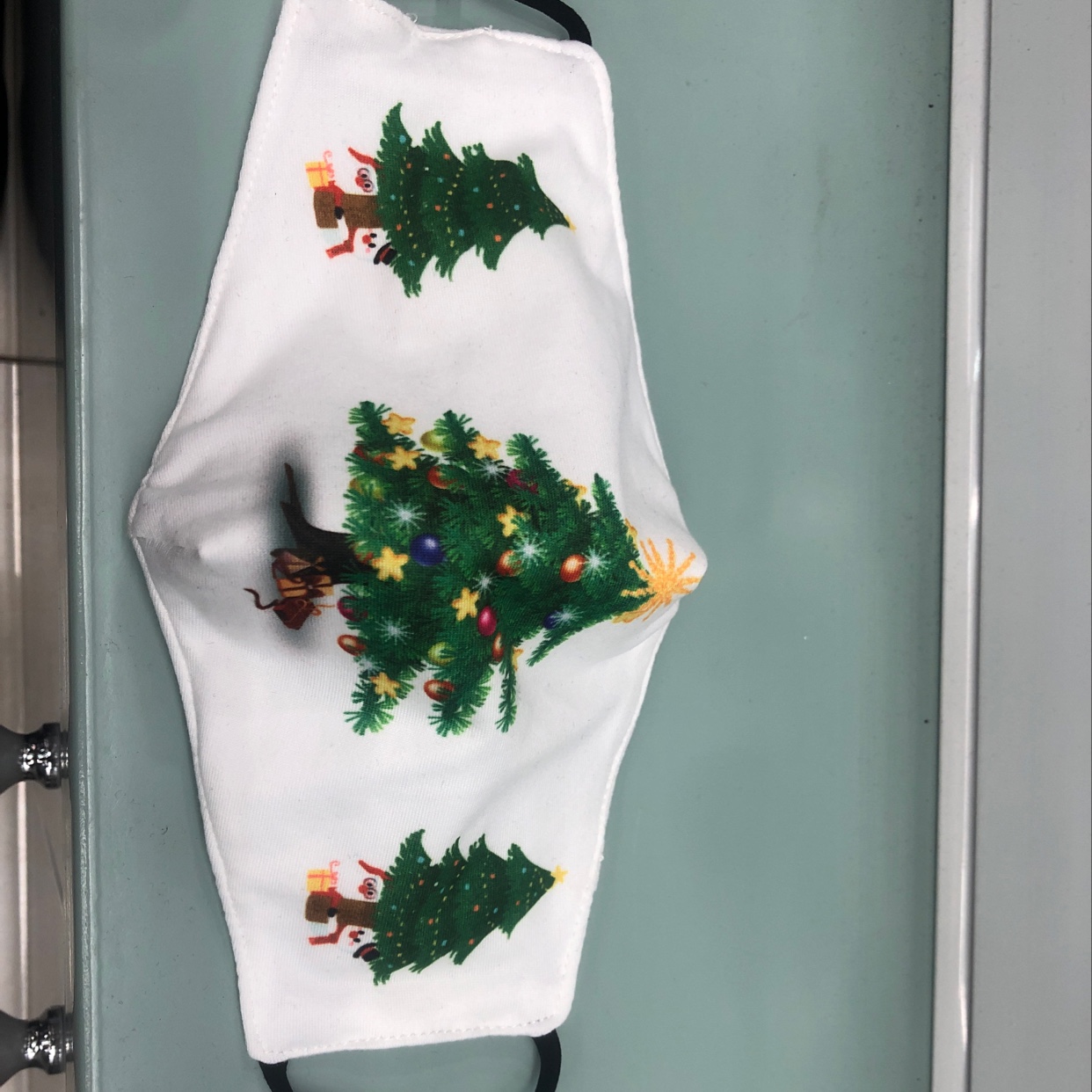 Christmas tree mask