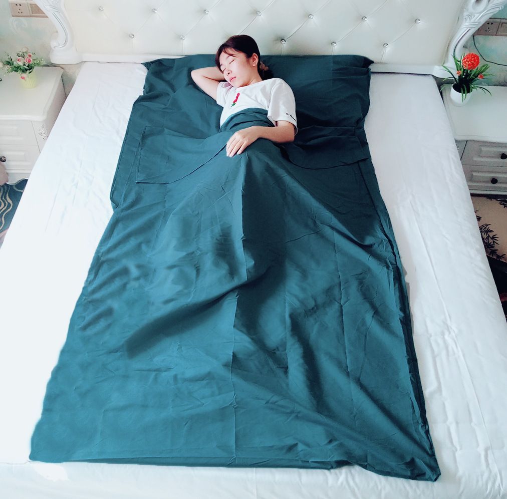 Cross-border travel sleeping bag Adult portable travel sleeping bag cotton liner sleeping bag