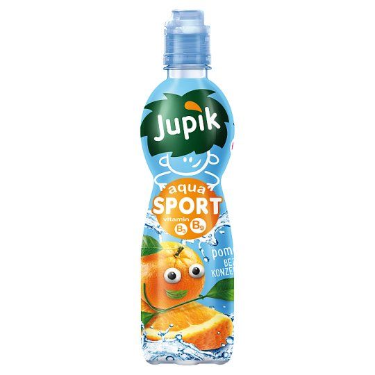 Jupík AQUA SPORT 捷克儿童水果口味能量运动系列矿泉水鲜橙口味 0,5L