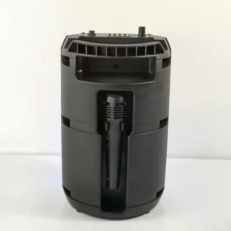 新款6.5寸广场舞音响手提音箱户外大功率电瓶音箱带灯K歌麦克风详情图4