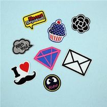 Chunrong embroidery products computer embroidery label small subsidy wholesale accessories cloth paste fashion cloth 26