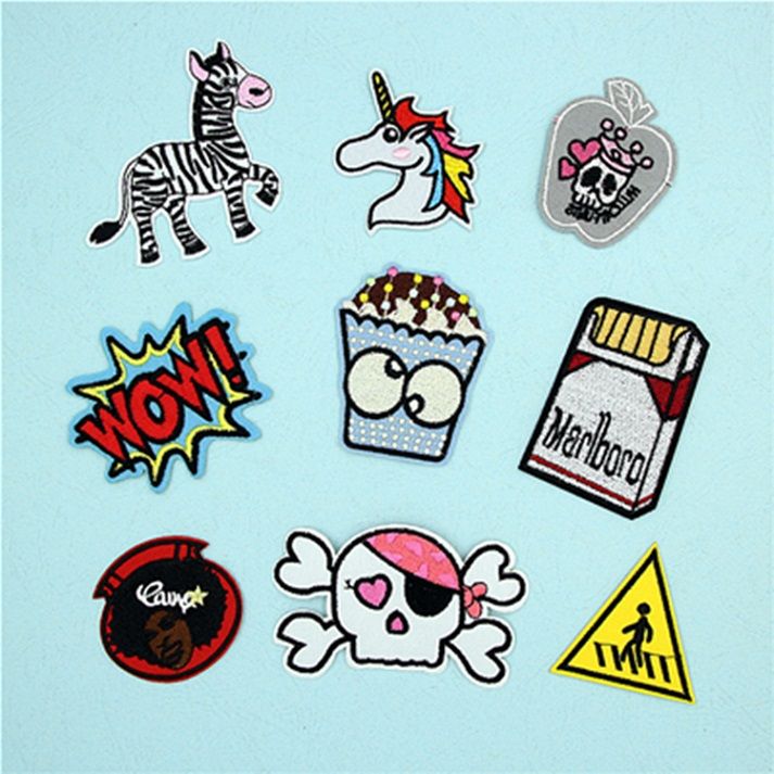 春蓉绣品电脑绣花标小补贴批发辅料布贴时尚小布贴16