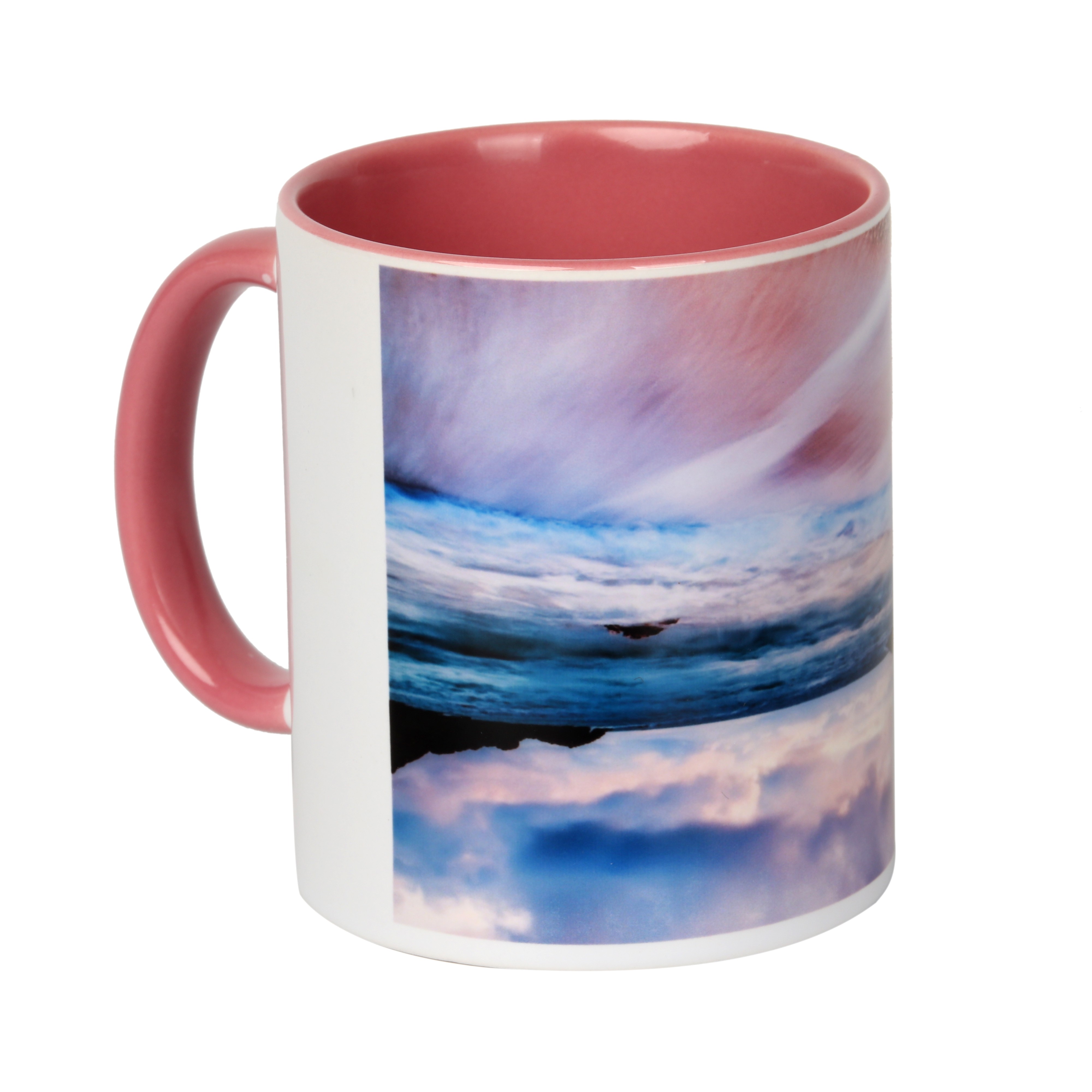 热转印陶瓷杯内彩色把杯个性礼品广告杯 来图定制详情图5