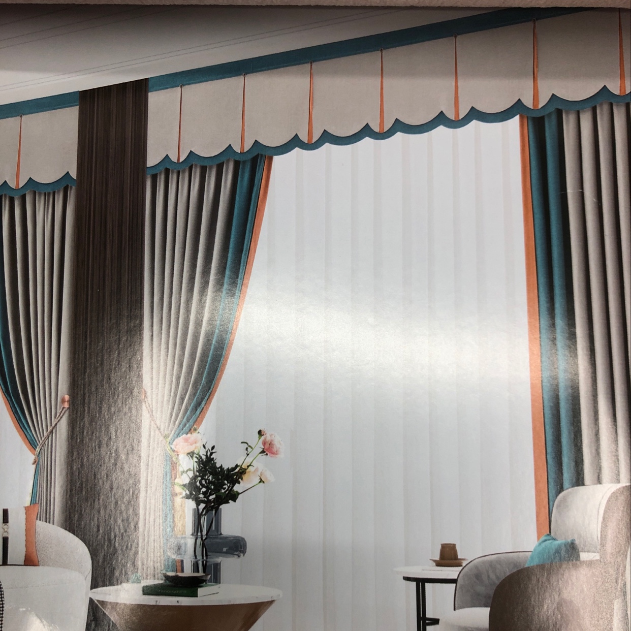 (per meter) Curtain Modell Main cloth 188-7 thumbnail