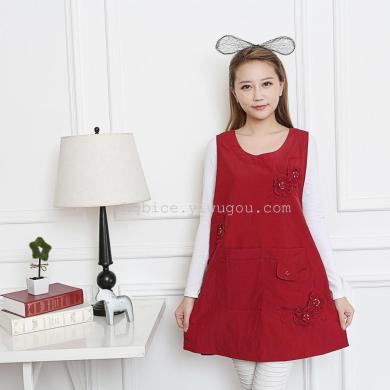 Export Japan And South Korea Pure Handmade Custom Flower Home Waterproof Sleeveless Vest Apron Overalls Application Scenario