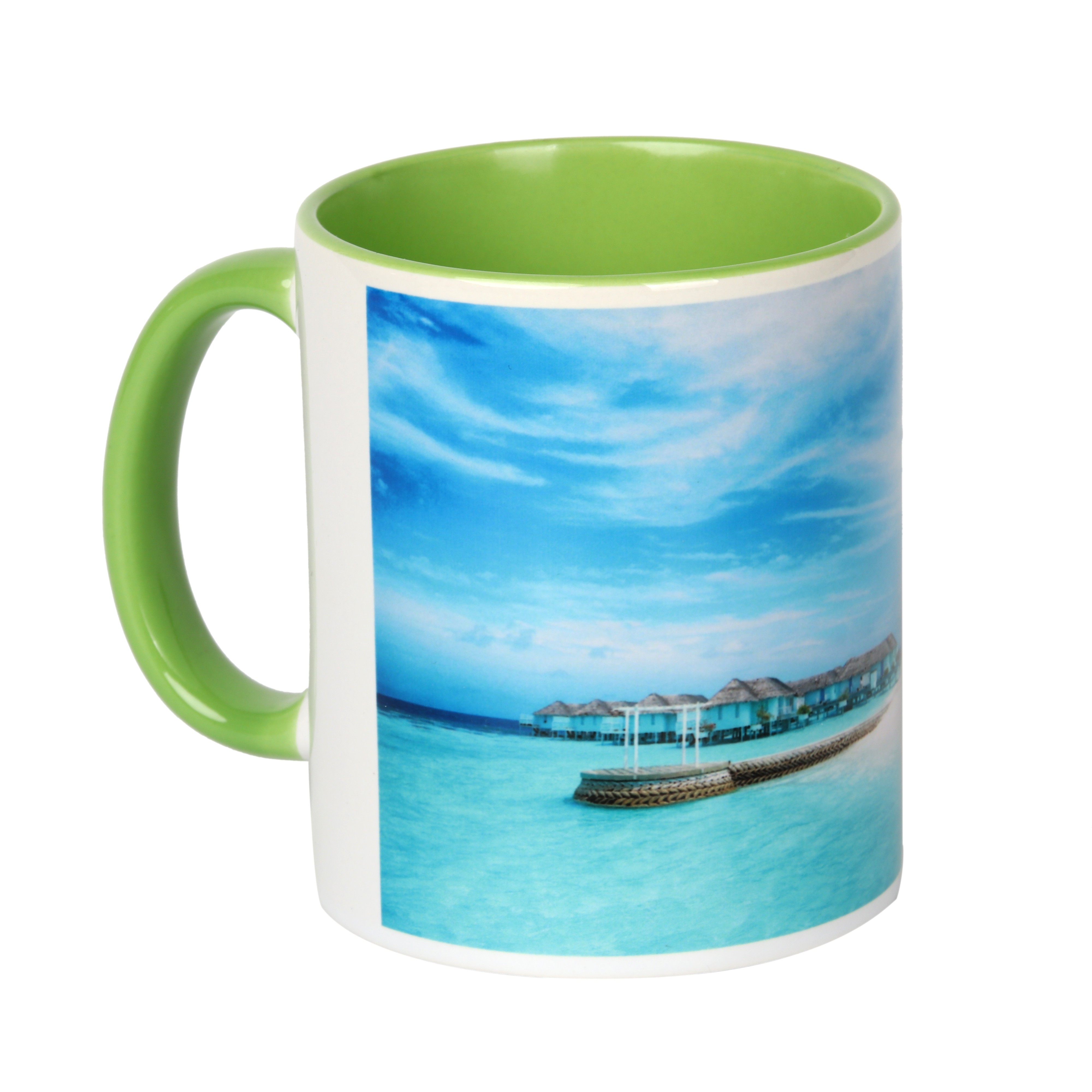 热转印陶瓷杯内彩色把杯个性礼品广告杯 来图定制详情图7