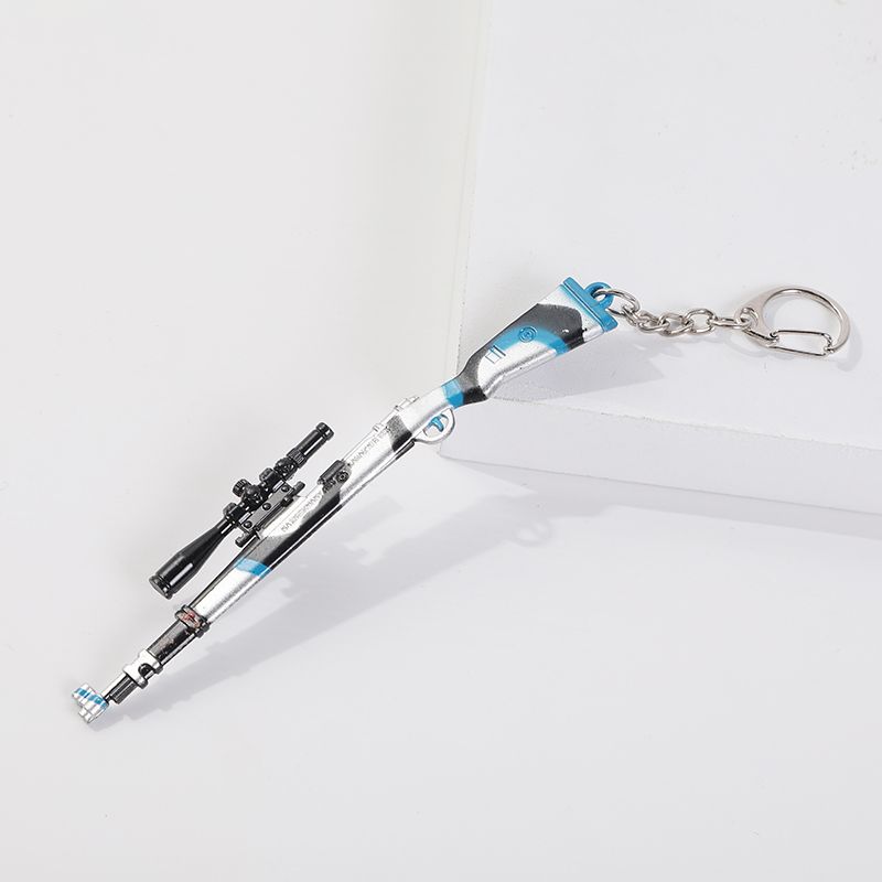 Jedi Survival and Elite Weapon model 98K weapon game toy gun metal key chain 12cm thumbnail