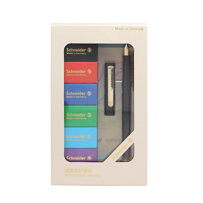 Germany Schneider BK406 Gold clip set (16 ink set) EF tip 5516182701