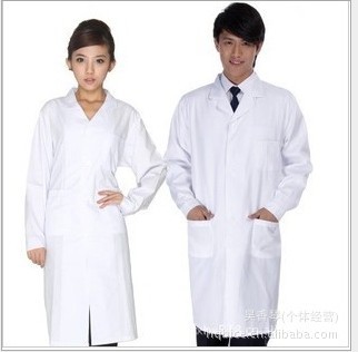 Doctor nurse canteen overalls Beauty work medicine lab white coat