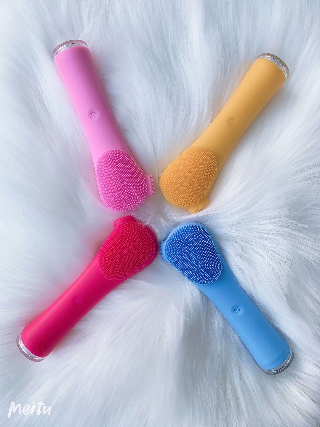 美妆】/pet瓶塑料/8支套装/卸妆棉纯棉/一次性口红刷细节图