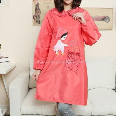Manufacturers Direct Waterproof Memory Doll Collar Cute Girl Anti-Dress Overalls Can Be Customized Logo Specification drawing