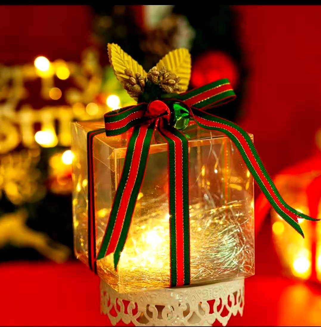 2020 explosive Christmas packaging series 2cm gift box packaging with ribbon ribbon undefined