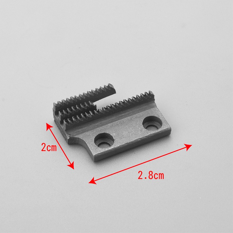 21T flat car teeth industrial sewing machine parts, high-quality computer flat car universal three-row needle plate, hardness, multiple models, metal wear-resistant detail image 3