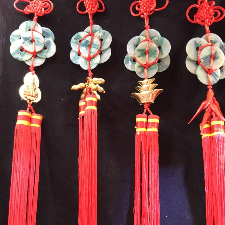 7片中号梅花挂辣椒，元宝塔．观音．花生（6公分宽）