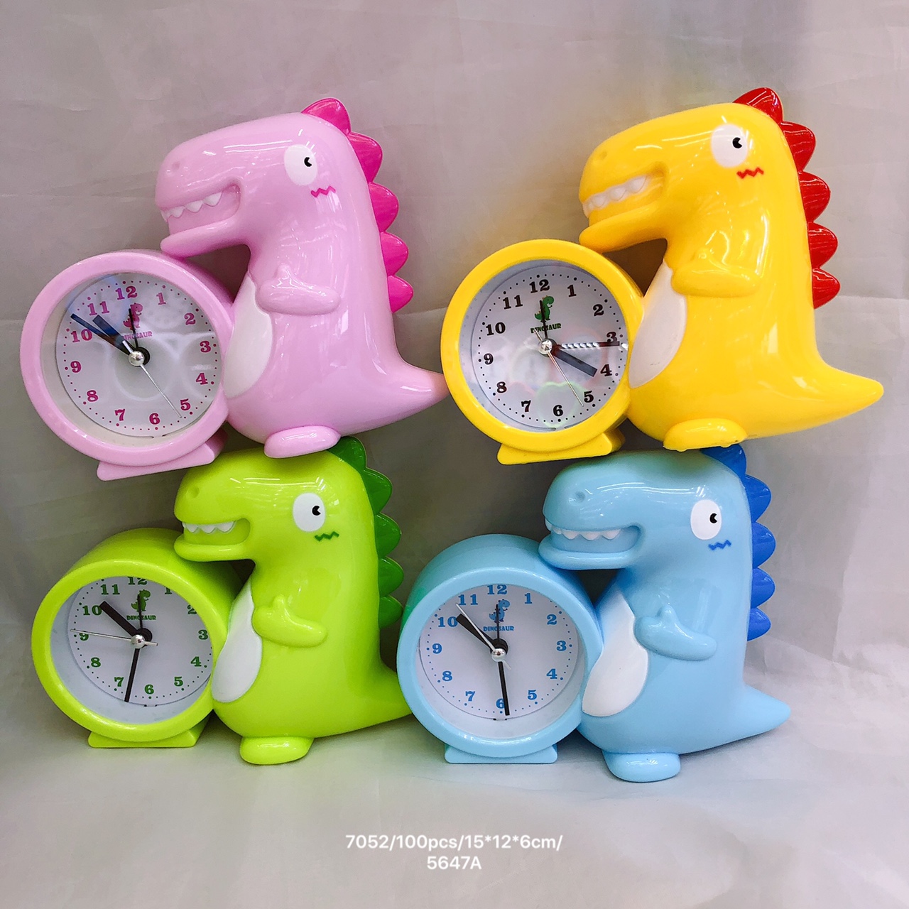 Cute cartoon shape small alarm clock lazy man living room study pendulum creative gift table thumbnail
