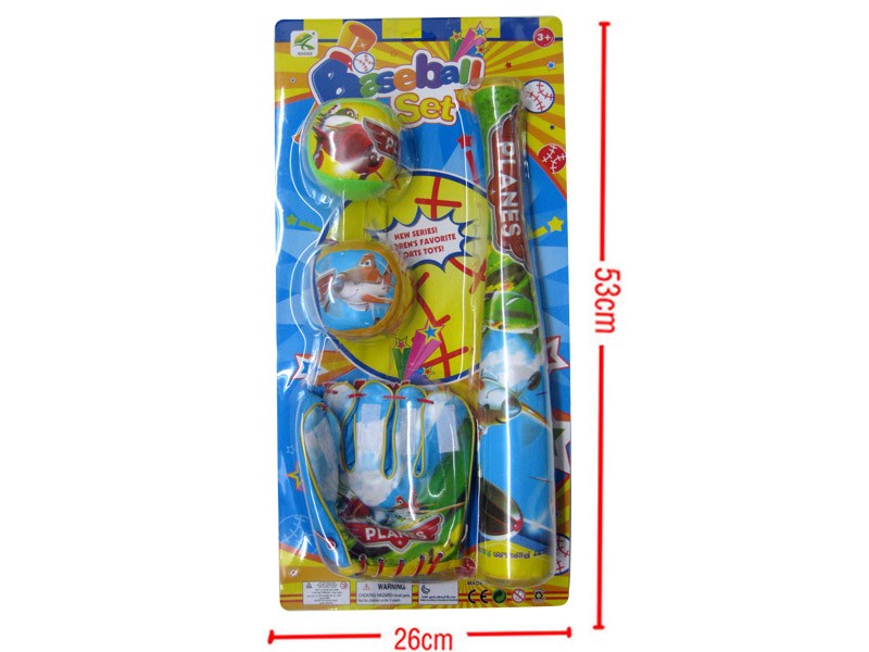 工厂直销儿童棒球室内户外体育运动玩具休闲玩具皮革材质棒球套装详情图9
