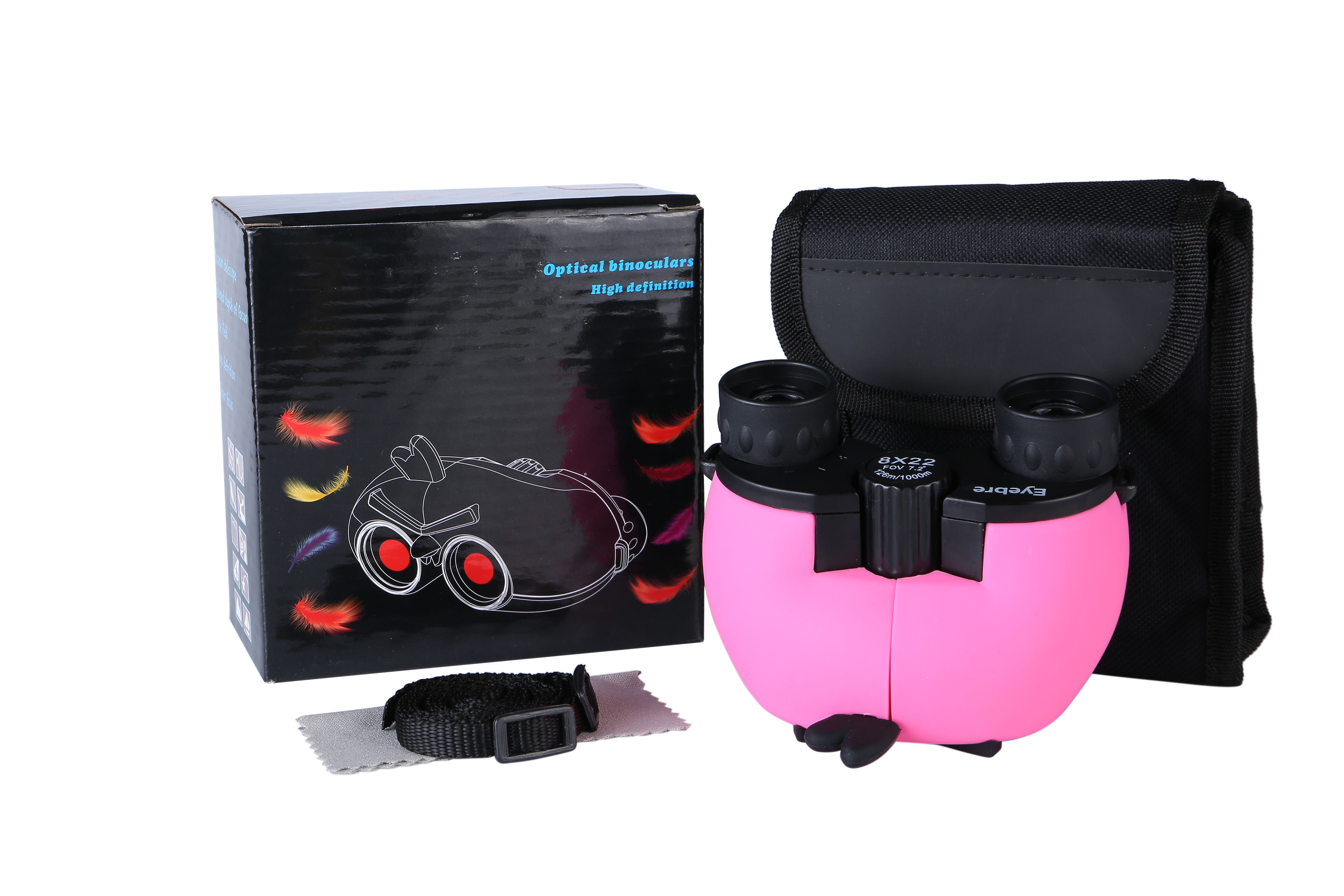 Yiwu Eyebre Silicone Bird Cartoon Children's Binoculars High Definition and High Magnification Outdoor Binoculars -1004/23523 details Picture