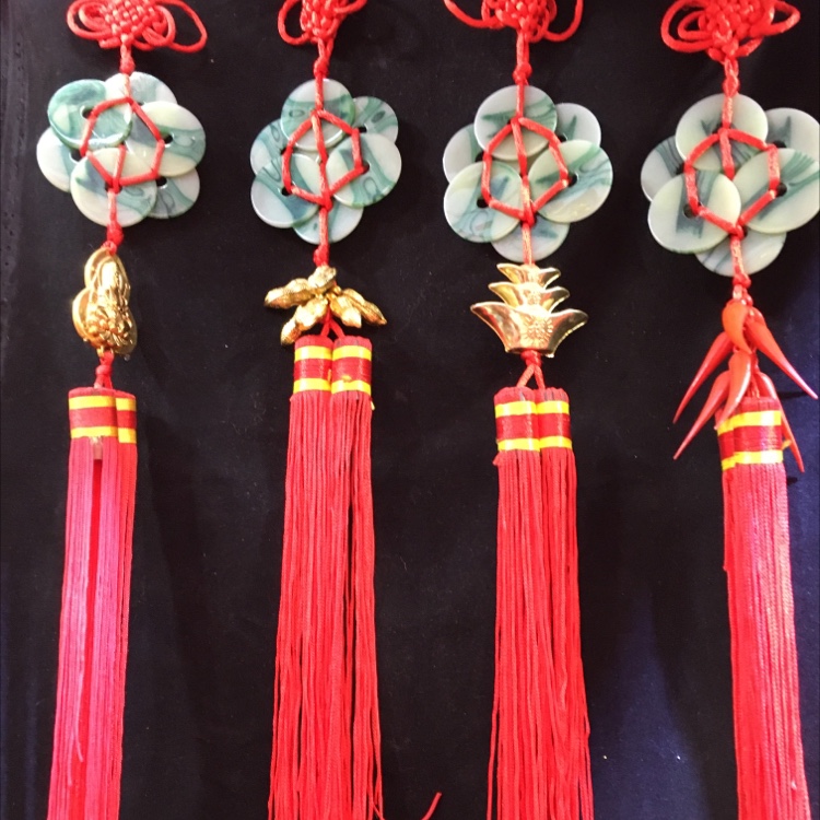 7片中号梅花挂辣椒，元宝塔．观音．花生（6公分宽）产品图