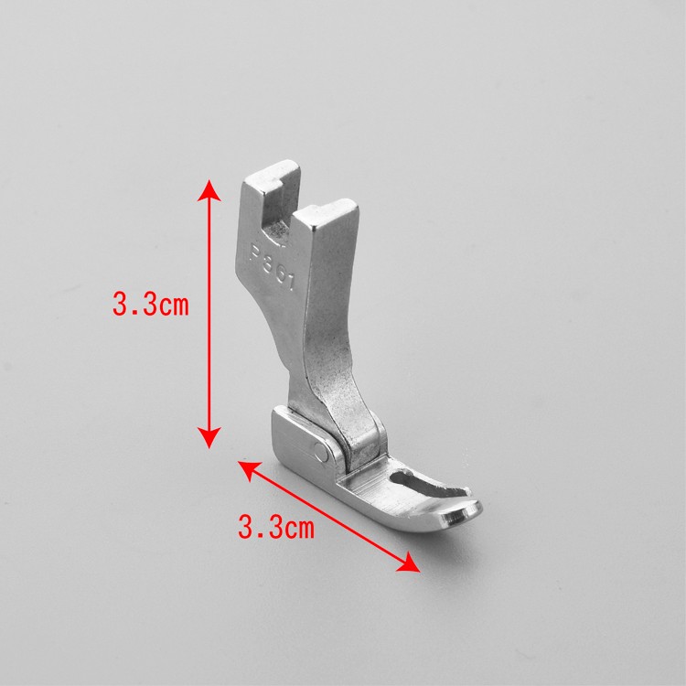 P361平车拉链小压脚左宽右窄电脑车压脚工业缝纫机配件详情2