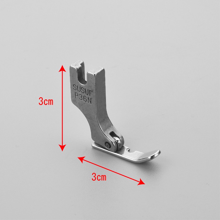 P36N right single-sided presser foot industrial sewing machine accessory, all-steel flat lathe, computerized lathe presser foot, single-sided pull presser foot detail image 2