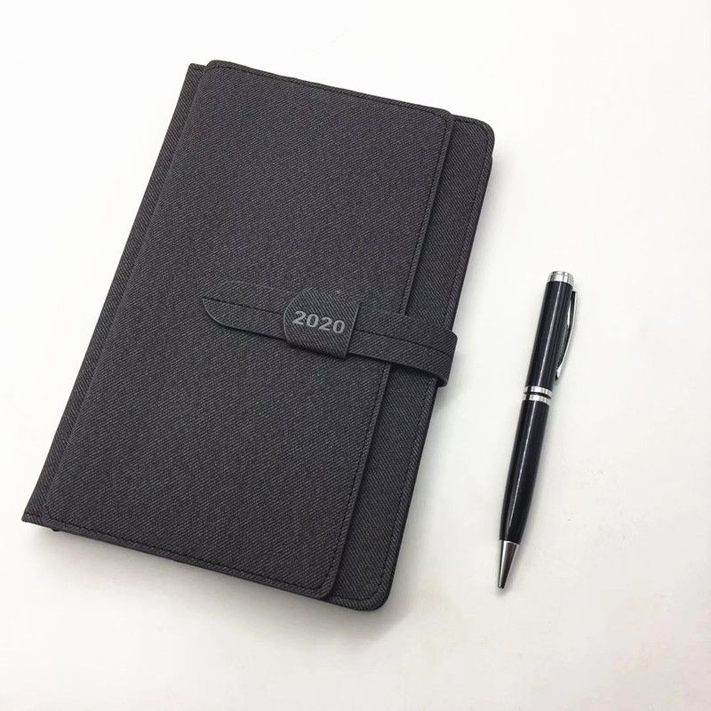 A5 PU diary with Pen Hot High End Customization Gift Office 2021 new arrival Cover LEATHER Customized BOOK Logo thumbnail