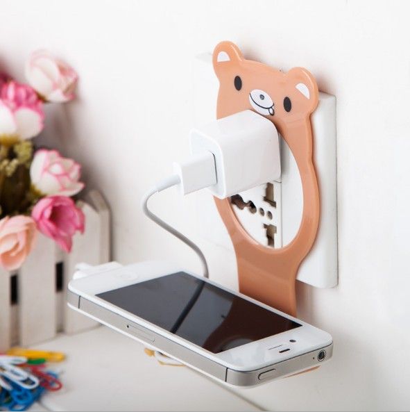 Mobile phone charging stand Creative cartoon plastic home charging mobile phone stand mobile phone stand